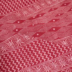 Handmade Cotton Rug Red Color Rug Balcony Décor Decorative Rug  Front Door Rug