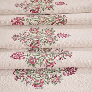 Cotton area runner rug Block print rug runner for hallway, stair yoga mat bohemian rugs bathroom runner outdoor patio décor area rug