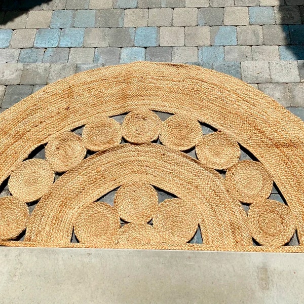 Half Circle Rug Etsy