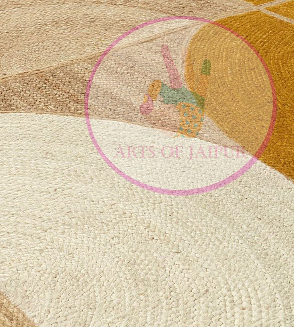 Handmade Jute Rug Yellow Jute Rug Indian Jute Rug Braided Jute Etsy