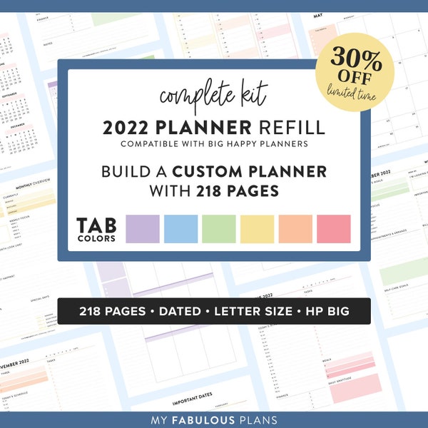 Happy Planner Big Kit Etsy
