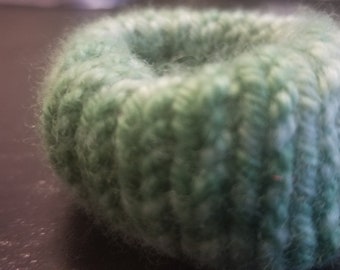 Hair Tie (Tube) Hand Knitted - Soft Wool