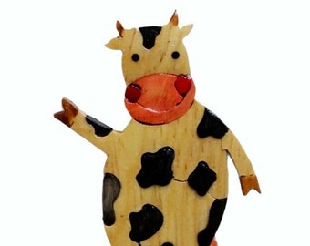 Dairy Cow Fridge Magnet