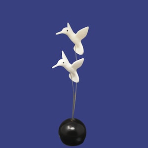 Kinetic Hummingbird Mid Century Modern Art Sculpture