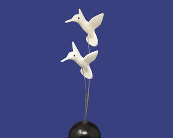 Kinetic Hummingbird Mid Century Modern Art Sculpture