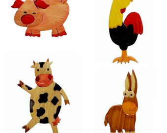 Farm Animals Magnet Bundle