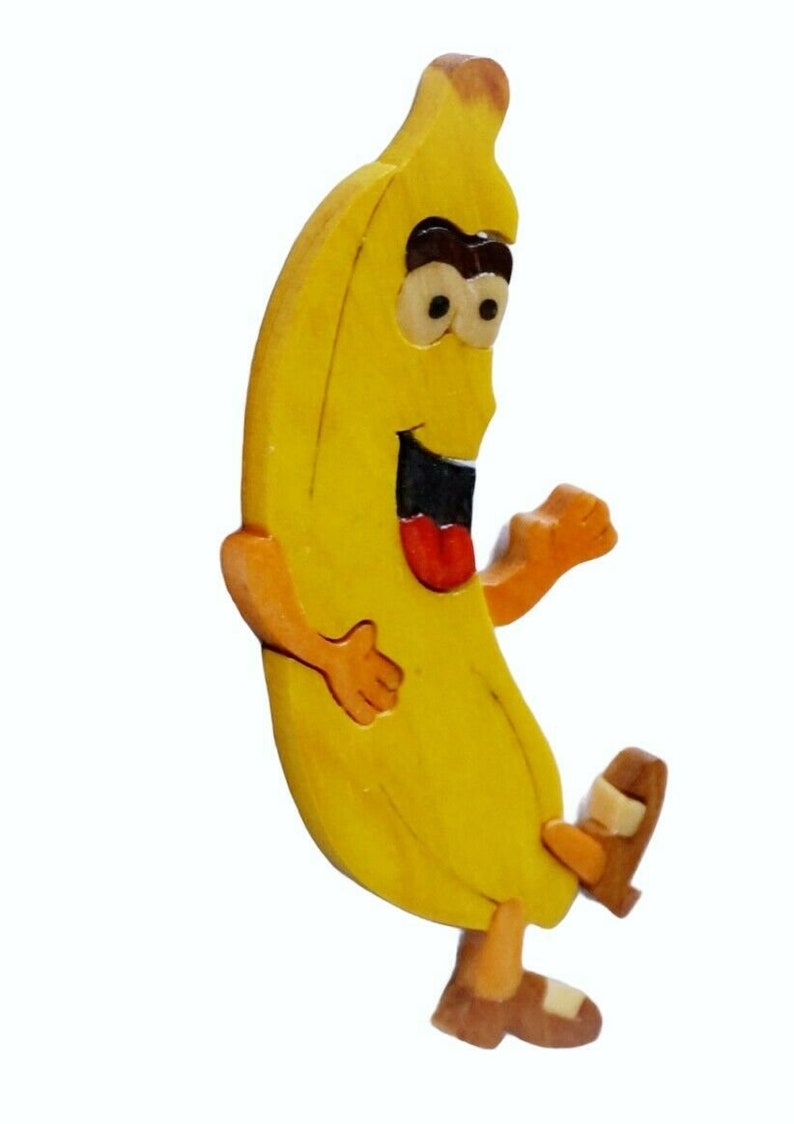 Banana 3D Wooden Fridge Etsy