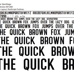 Slam Diego Font