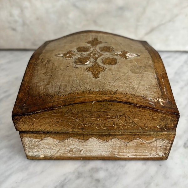 Florentine Gold Box with Coasters