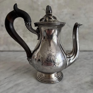 Christofle Silver Coffee Pot “Egoiste”, France c1890