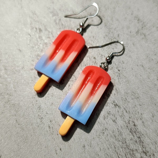 Popsicle Earrings - Cool Summer Earrings - Kawaii Earrings - Cute Food Earrings