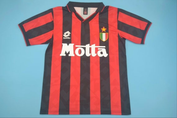 retro ac milan shirt