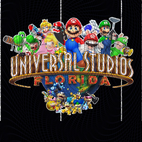 Universal Studios Florida Mario World PNG