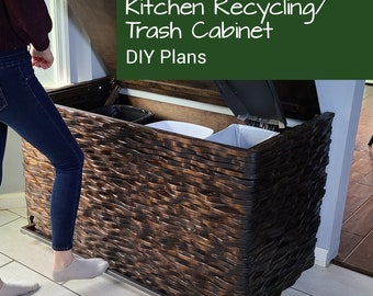 Plans How to Build A Octagon Wood Garbage Storage Recycle Box Download ...