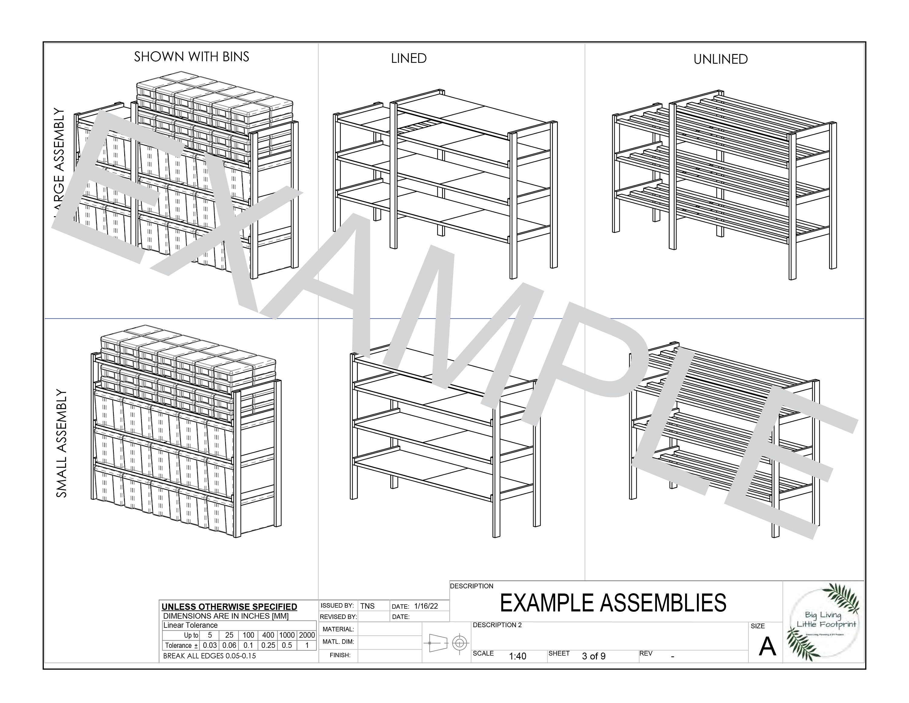 DIY Storage Shelves Plans Garage Storage Plans DIY Etsy