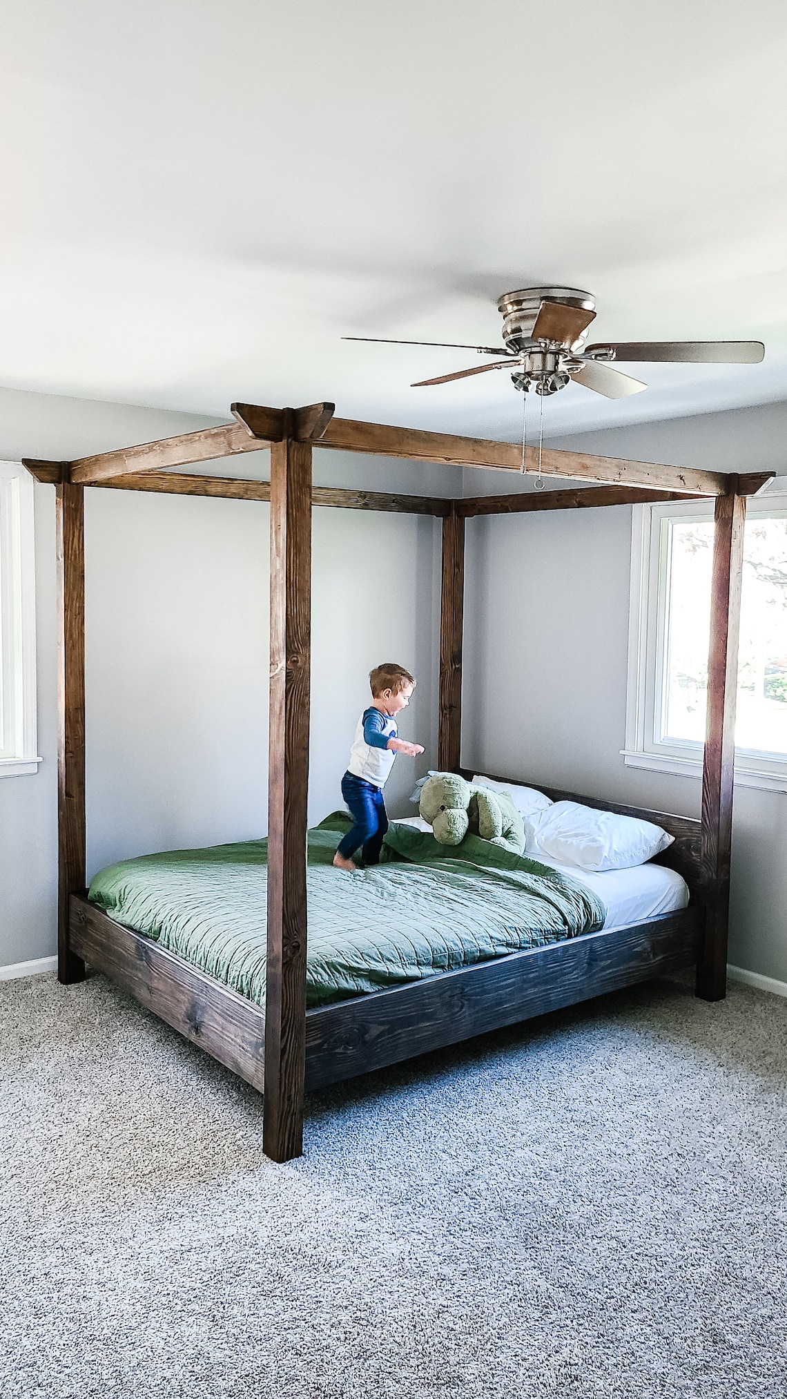 Canopy Bed Plans King Bed Plan Furniture Plans Etsy