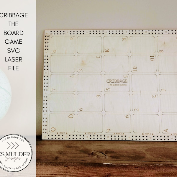 Cross Cribbage Board Svg File Etsy