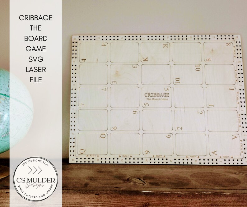 Cribbage the Board Game, SVG, Laser Cut File, Cross Crib Etsy Canada