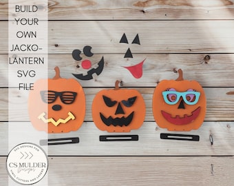 Build your own Jacko-Lantern SVG digital File