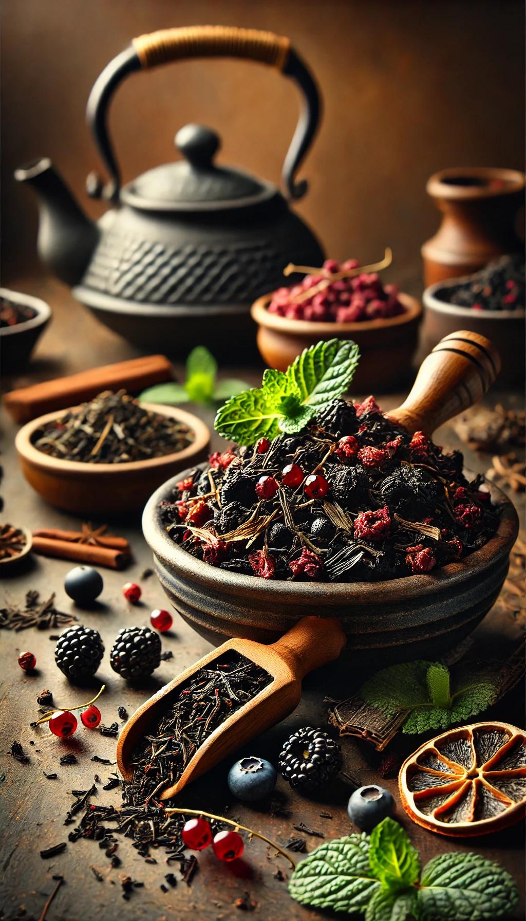 Handcrafted Raspberry Wild Berry Loose Leaf Tea – Organic Tea for Cozy ...