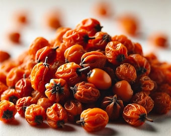 Organic Dried Sea Buckthorn Berries: Natural Herbal Superfood