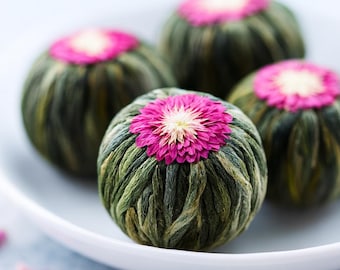 Blooming Tea Bombs Jasmine Green Tea Flower Balls