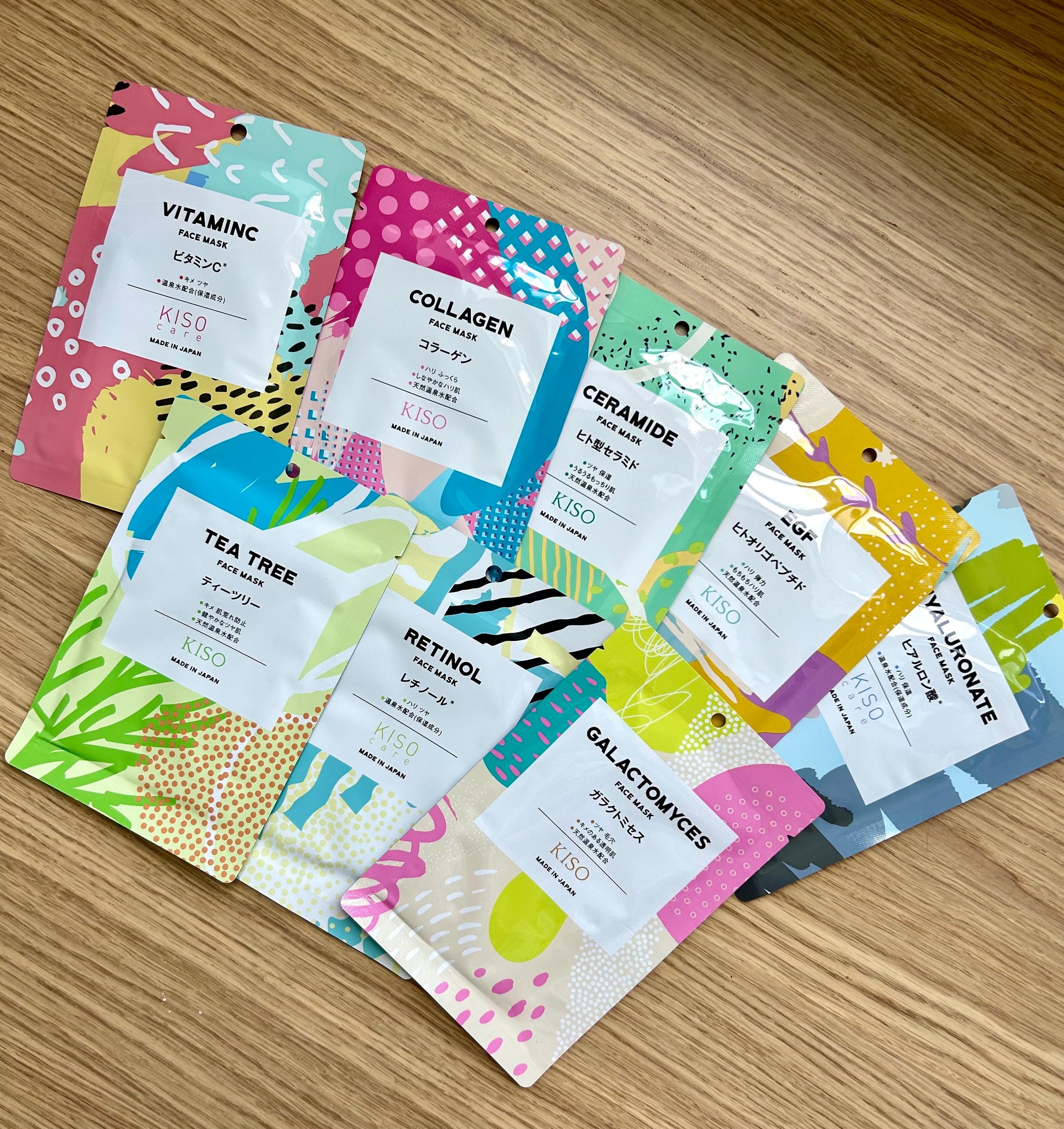 Japanese Face Mask Set: KISO Care+, J-Beauty Spa Kit