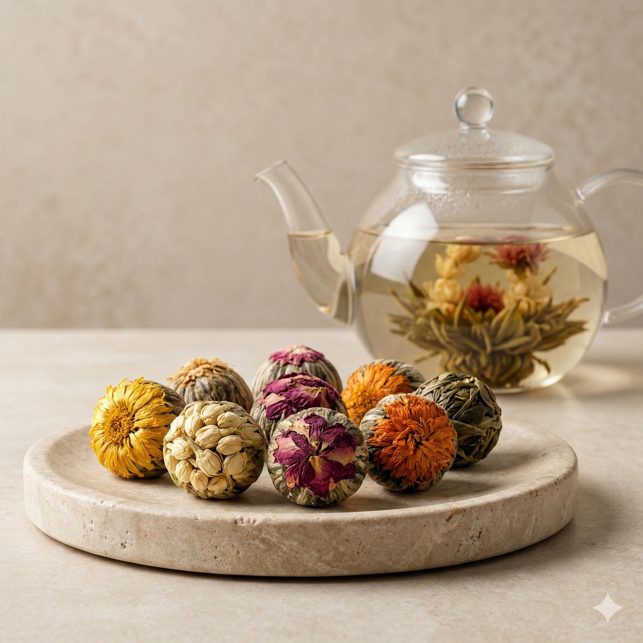 Blooming tea balls - Etsy 日本