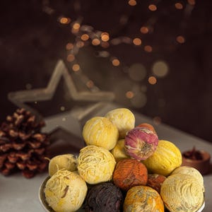 Handcrafted Flower Herbal Tea Bombs: Organic Floral Tea image 14