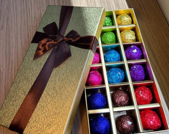 Blooming Flower Tea Bombs, Birthday Gift Box, Premium Tea Set, Handcrafted Large Tea Bombs, Unique Relaxation Present, Gift for Tea lovers