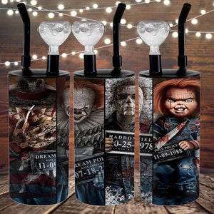 Scary movie Mugshot 22oz hookah PNG