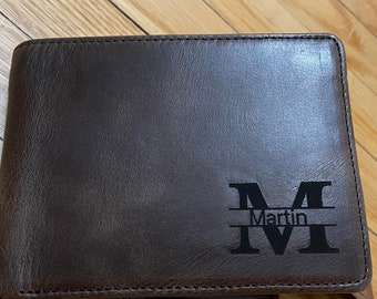 Handwriting Wallet | Leather Wallet For Men | Personalized Wallet Gifts | Handwriting Gift For Him | Engraved Wallet | Gift For Boyfriend