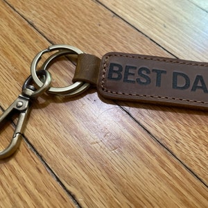 Handwriting Custom Keychain - Personalized Leather Keychain - Embossed  Keychain - Keychain for Men - Keychain For Women - Home Gift - House