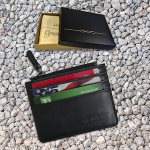 Apple AirTag Wallet Hommes Portefeuille minimaliste en cuir portefeuille  Slim Cash Portefeuille fait à la main bipliant pour hommes Petit étui à  cartes Cadeau unique pour hommes -  France