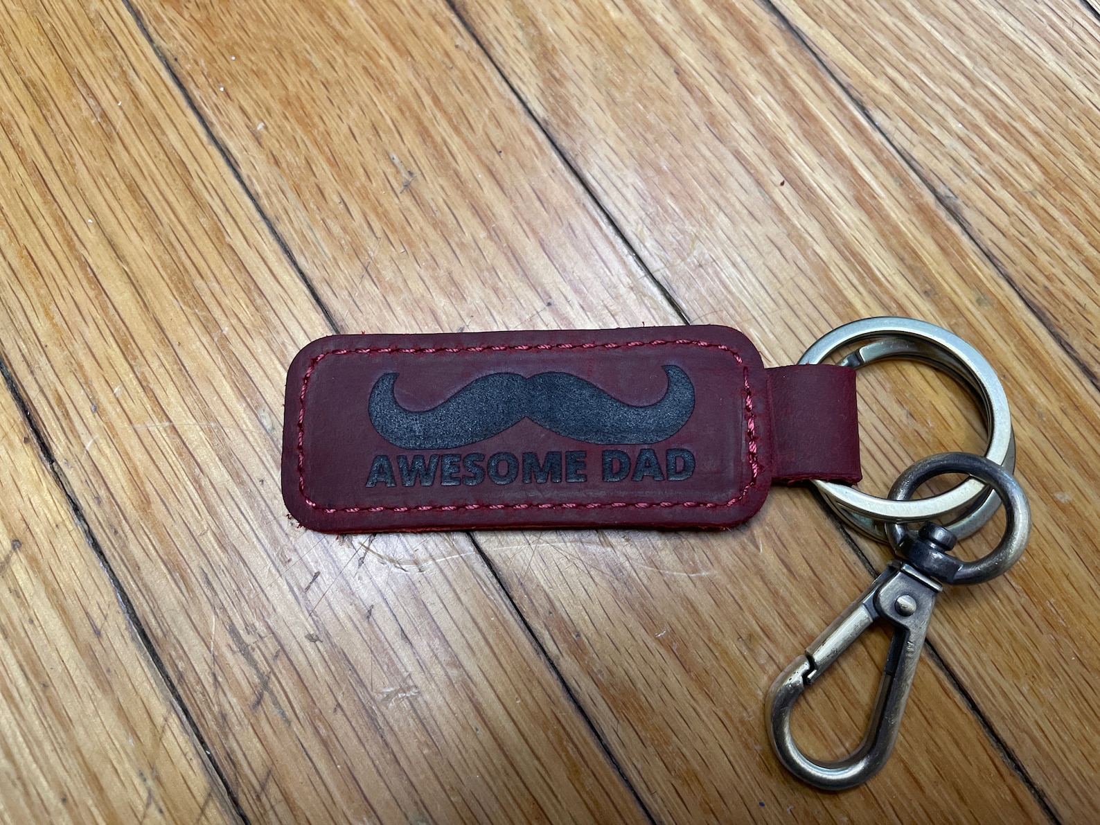 Custom Leather Keychain Personalized Leather Keychain Etsy