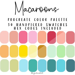 Macaroons Procreate Color Palette