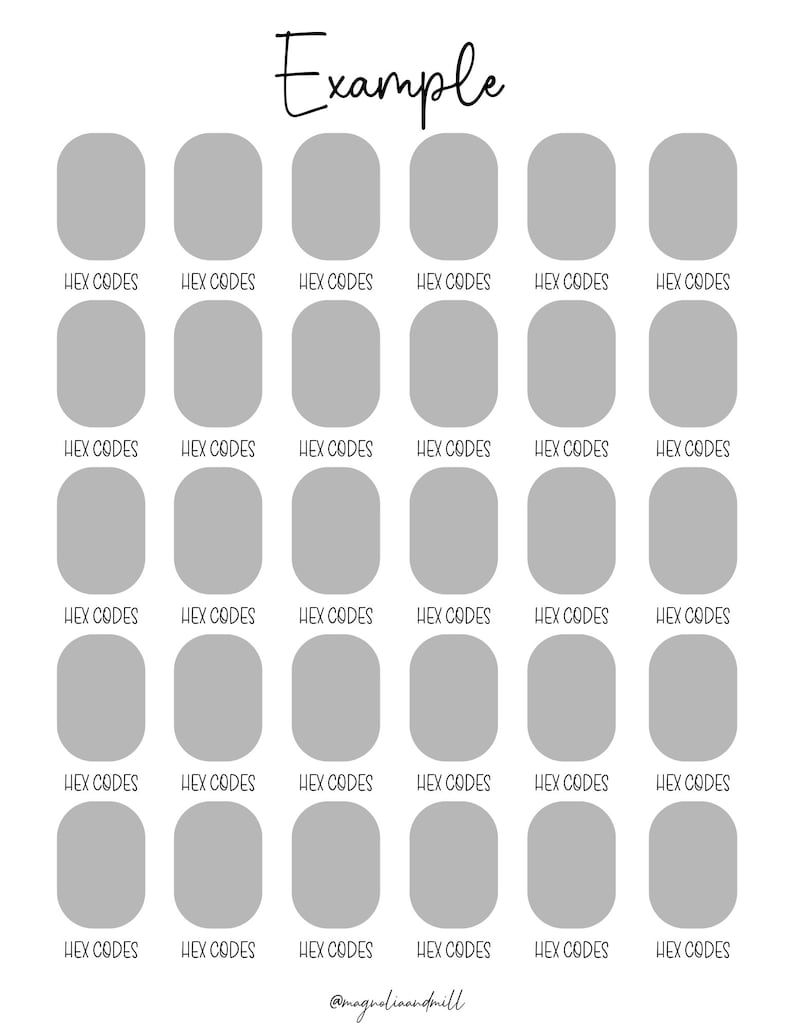 Foliage Fever Procreate Color Palette: 30 Green Shades (digital ...