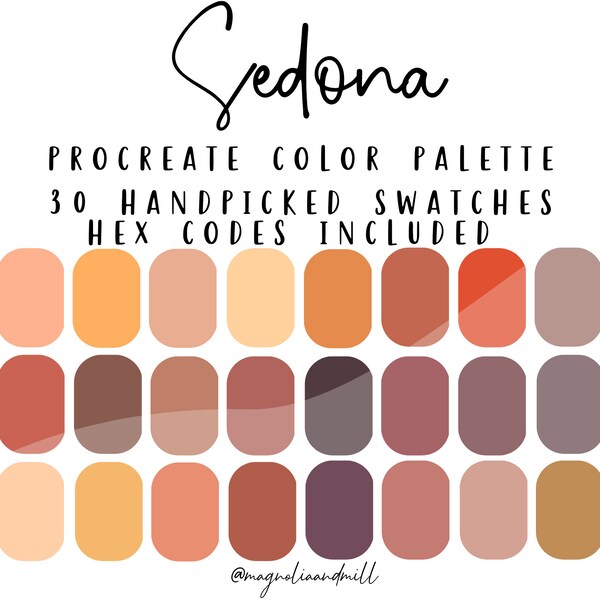 Sedona Color Palette Etsy