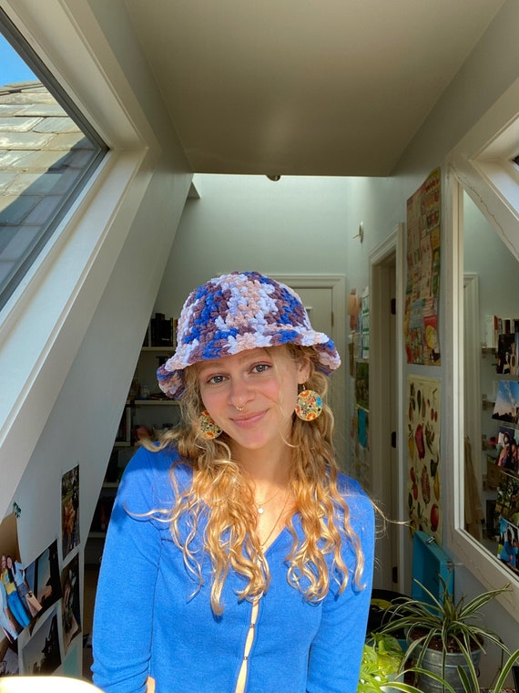 Chunky Crochet Bucket Hat - Etsy