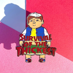 Survival of the Thickest - enamel pin | ParaNorman | Laika Studios | Halloween pins | spooky pins | Neil | Coraline