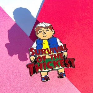 Überleben der Dicksten - Emaille Pin | ParaNorman | Laika Studios | Halloween-Stifte | Gruselige Pins | Neil | Koralle Bild 3