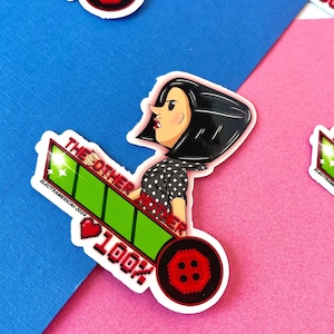 Other Mother (Level-up) - vinyl sticker | Coraline | The Other Mother | hydro flask stickers | ParaNorman | laptop stickers