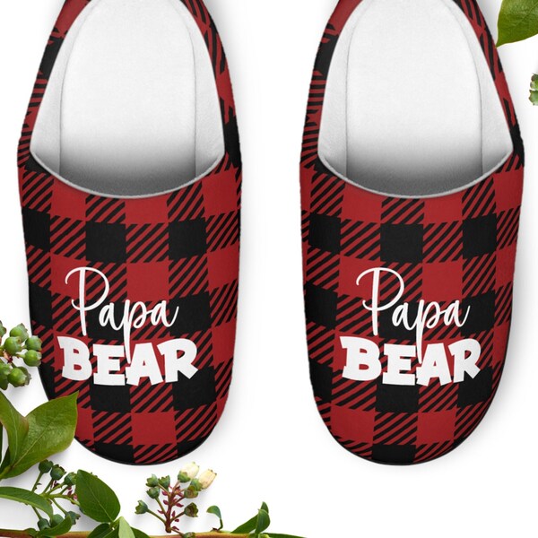 papa bear mama bear slippers