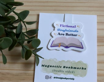 Magnetic Bookmark Set: Fourth Wing, Fictional Boyfriends, Slow Burn