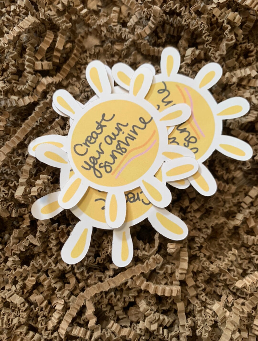 Sunsphere Sticker Celestial Sticker Set: Sun & Moon Decals - Weatherproof Matte Finish - Etsy