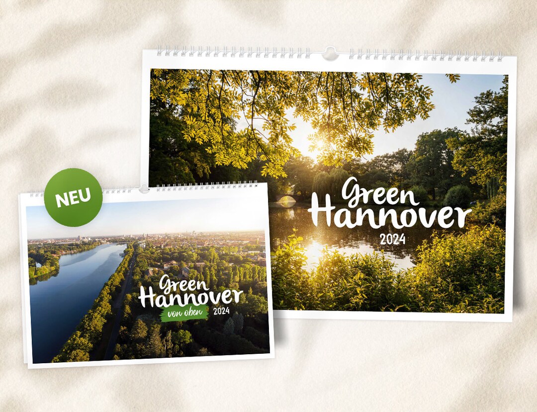 Green Hanover Calendar 2024 Set Etsy