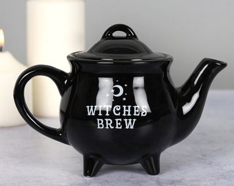 Witches Brew Cauldron Tea Pot