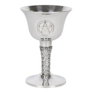 Pentagram Engraved Chalice image 2