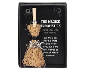 Mini Magick Broomstick - Triple Moon Design