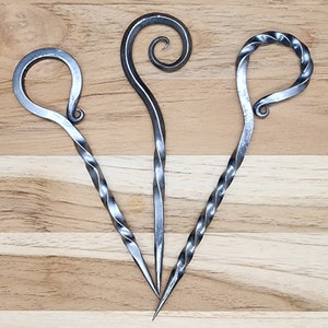 Viking Sword Hair Pin Forged Hair Stick Viking Hair Accessories